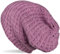 styleBREAKER Unisex Strick Beanie Mütze grob gestrickt, Slouch Longbeanie, Grobstick Winter Strickmütze 04024158, Farbe:Mauve