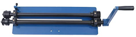 Machine à plier ronde 460 mm 18 - Machine à évaser manuelle avec 6 jeux de cubes - Machine à plier en tôle pour feuilles telles que les baignoires de véhicule, les bacs de coffre et les pare-feu.