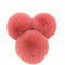 10 STK 6cm Pompons Kunstfell Kaninchenfell Fellbommel,Kunstpelz Pom Pom Ball Plüschbälle Bommeln für DIY Handwerk Mützen Anhänger Dekoration Damen Mädchen Taschenanhänger Schlüsselanhänger,Gummi rot