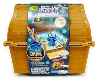 Crayola Scribble Scrubbie Pets Glow Treasure Chest
