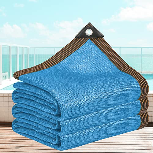 Store Banne Manuel ，Filet Auvent Chaleur pour Store Exterieur Terrasse ， 90% Bache Anti UV pour Protection Piscine 6x18m Brise Vue Balcon HDPE en Toile Ombrage Pergola Voiles D'ombrage pour Patio