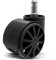 DRIFT WHEELS TYPE A - Ruote di ricambio per sedia da ufficio, 5 pezzi, materiale in nylon, diametro 60mm, girevoli silenziose, ricambio universale, colore nero