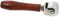 COHEALI Roller Roller Leather Craft Rolling Tool Leather Stamp Roller Leather Press Roller Punch Down Tool Platen Tools Vinyl Floor Roller Metal Leather Creaser Smoothing Agent Seam Wooden