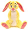 Disney Store Offizielles Rabbit Mittelgroßes Kuscheltier, Winnie Puuh, 33 cm, Plüschfigur mit Gestickten Details, Geeignet ab Geburt