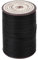 Tiiyee Filo Cerato, Cordoncino Cerato Cucire Pelle da 0,45 Mm Riparazione Scarpe Rilegatura Libri Fai Corda Piatta Progetti Cucitura Poliestere Rivestito Bracciali Impiegh Per Artigianale (Nero)