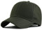 Baseballkappe in Übergröße, XXL, Baumwolle, großer Kopf, einfarbig, große Kopfmütze, Übergröße, verstellbar, 58,4 - 64,8 cm, Dunkelgrün, XXL
