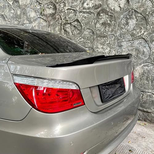 Auto Heckspoiler Spoiler für BMW 5er E60 Limousine 4-Türer 2004-2010 ABS Glänzend Schwarz Kofferraum Dachspoiler Spoiler Körper Styling Außen Zubehör