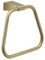 Gedy TONALE Handtuchhalter für Badezimmer, Handtuchring, Handtuchring, Mattes Gold, Edelstahl, 18,3 x 5,8 x 14,8 cm