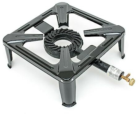 CMY LPG Gas Cooker Burner Boiling Ring Cast Iron Gas Restaurant Patio Camping Stove BBQ Home Brewing Catering Outdoor Portable Barbecue Cookers (30x30x17)