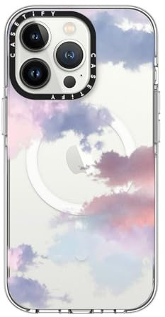 CASETiFY Clear iPhone 13 Pro Case [Not Yellowing / 6.6ft Drop Protection/Compatible with Magsafe] - Clouds - Clear