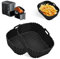 MAGEDON 2PCS Silicone Air Fryer Liners for Ninja Double Stack XL 9.5l Air Fryer SL400UK, Reusable Dual Ninja Silicone Liners Accessories