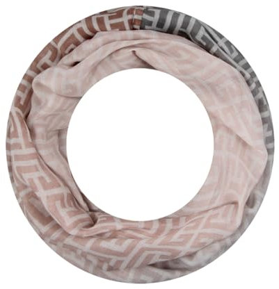 Majea Loop Schal Damen Schlauchschal Halstuch schmaler Loopschal (880052) (rosa 7)
