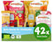 Pumpkin Organics Reise-Snacks für Kleinkinder ab dem 12. Monat - Bio Gemüse-Quetschies, Bio Knusper-Snacks und Bio-Haferriegel ideal für unterwegs, das Handgepäck, Flugzeug oder Zug ohne Zusatzstoffe