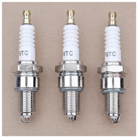 UHRSERNJ Compatibile con GX160 GX200 GX240 GX270 GX340 GX390 168F 170F 188F 190F Motore a Benzina a 4 Tempi Parte tagliaerba 3 Pezzi Candela