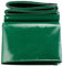 LDQBF Abdeckplane Gewebeplane, 0.5x2m 520g/m² PVC tarp mit Ösen aus Polyethylen Schimmelresistent Wasserdicht Reißfest Schutzplane Bootsplane Gartenplane Holzplane Plane für Gartenmöbel Grün