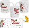 CREATIVASS Taza personalizada con nombre para Navidad y Reyes Magos Diseño Original Regalo Navidades Fiesta Melchor Gaspar Baltasar Renos Papa Noel Elfos 24 modelos (NAVIDAD7)