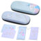 Guador Custodia per Occhiali, Unicorno Custodia Occhiali Rigida da Sole Astuccio Occhiali Rigido Scatola di Protezione di Occhiali con Sacchetto per Occhiali e Panno per Occhiali 2 Sets (Viola+Verde)