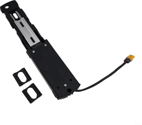 Eawfgtuw E-Bike Batteriehalterung für Hailong-2 5-poliger Batteriehalter Befestigungsbasis mit für XT60-Anschluss kompatible Elektrofahrrad-Komponenten Schnelle Installation Schwarz