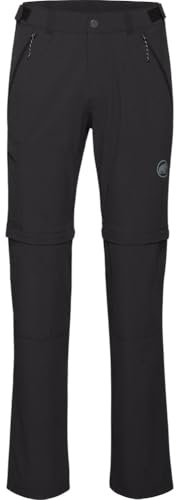 Mammut Runbold IV Zip Off Pants Men | Outdoor Wanderhose für Herren, Für Hiking und Trekking | Schwarz, 56, Kurz
