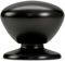 trust4care 2-Pack Extra Large Matt Black Bifold Closet Door Knobs with Wide Base Backplate, Heavy Passage Wardrobe Dresser Cabinet Dummy Pull Doorknobs, 1-3/5 Furniture Sideboard Drawer Handles