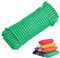 50Ft Nylon Poly Rope Strong Utility Polyester Cord for Clothes Line Flag Pole Camping Tie Pull Swing Climb Knot Indoor Outdoor Use (Green,4mm)
