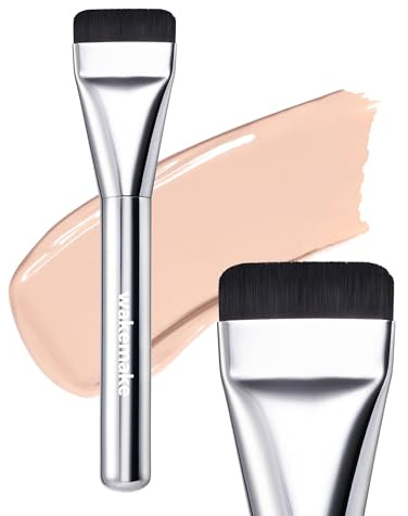 Wakemake Spatula Wide Foundation Brush (New Logo), Viscos Award, Korean Cosmetics, Liquid Foundation, Even Adhesion, Thinning, Uniform Finish, Makeup Brush, Wakemake Spatula Wide Foundation Brush