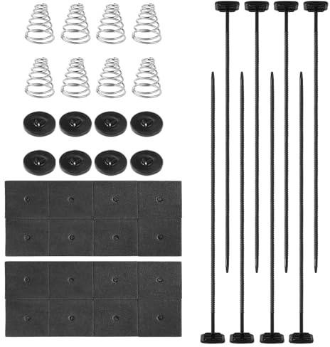 40pcs Automotive Radiator Fan Mounting Kit, Electric Cooling Fan Zip Ties Transmission Cooler Radiator Bracket Down Kit for Universal Car SUV Truck Vehicle
