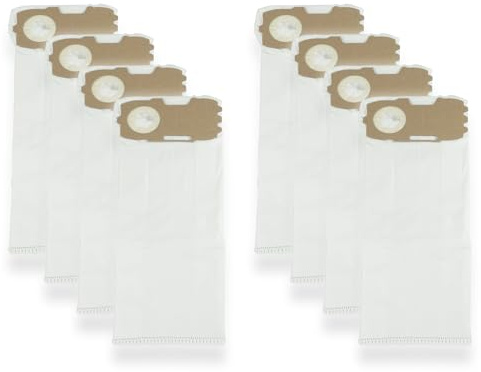 Distri+ - Staubsaugerbeutel aus Mikrofaser für Staubsauger – kompatibel mit Vorwerk VK118, VK119, VK120, VK121, VH122 – 8 Stück
