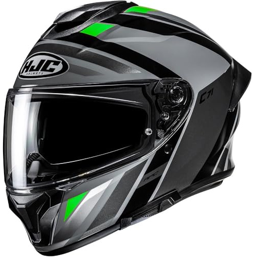 HJC, Integraler Motorradhelm C71 FABER Grey Green MC4, XS