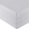 aqua-textil Royal Spannbettlaken Boxspringbett Wasserbett 90x200-100x220 cm Silber grau 210g/qm Jersey Mako Baumwolle Elasthan Spannbetttuch