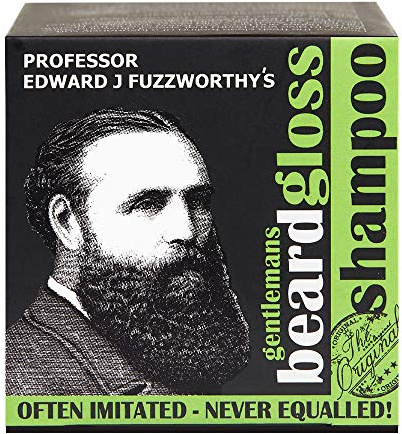 Professor Fuzzworthy's Beard Shampoo Bar - Tasmanian ACV - All Natural Ingredients - Tasmania Australia, 4.2 oz