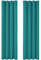 Deconovo Tende Oscuranti per Interni 2 Pezzi 260 CM Altezza, Termiche Isolanti, Anti-Rumore, con Anelli, Ideali per Camera da Letto e Soggiorno, 140x260 CM, Turchese