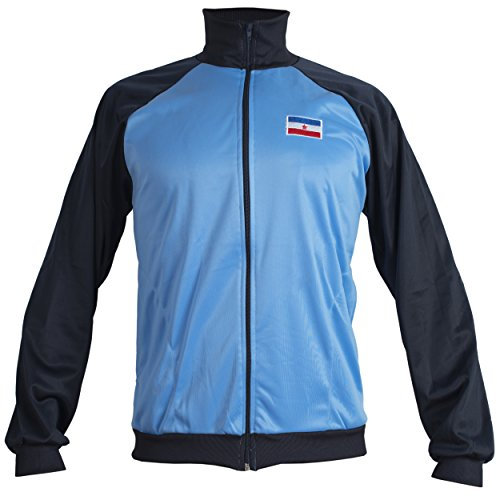 JL Sport Jugoslawien 1980 Retro Vintage National Fußball Soccer Jacke Anzug - XXL