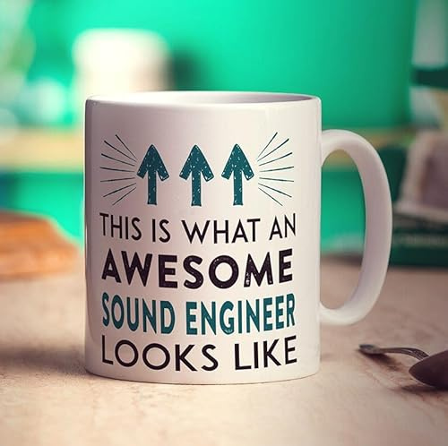 Printster This is What an Awesome Sound Engineer Looks Like Mug - 11oz Ceramic Cup
