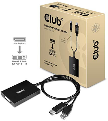 Club 3D CAC-1010 aktiver Adapter DisplayPort auf DVI-D HDCP ON