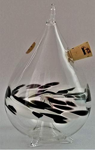 Glasvogelwelt Obstfliegenfalle (transp., schwarz-weiß) zum Stehen und hängen