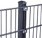HORI® Doppelstabmattenzaun Komplettset I Metallzaun Gartenzaun I Robust und wetterfester Zaun I Höhe 123 cm I Anthrazit I RAL 7016 I mit Klemmhaltern I Zaunlänge 10 m