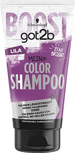 got2b Color Shampoo Lila Stufe 1 (150 ml), Farbshampoo für frische und intensive Leuchtkraft der Haarfarbe, kreiert sanfte Pastelltöne auf hellem Haar