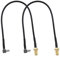 2X SMA Buchse auf TS9 Stecker Rechtwinklige Antennen Adapterkabel Pigtail-Koaxial RG174 für 4G WiFi-Router Mobile Hotspots