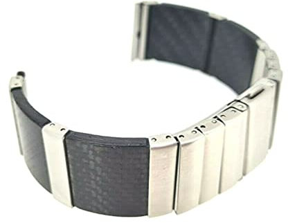 Sandtuhr Carbon Uhrenarmband von Aristo - Vollmer 22mm Made in Germany