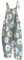 LUCKME Womens Dungarees Casual Boho Sleeveless Jumpsuits Summer Overalls Loose Skull Printed Wide Leg Floral Rompers Long Playsuit with Pocket Holiday Beach UK Size 12-22 (Blue, XXL)