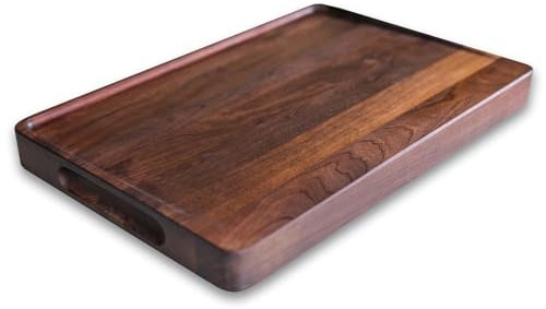 Schneidebrett / Steakbrett aus Birke von holz4home® | Echtholz | Hohe Qualität