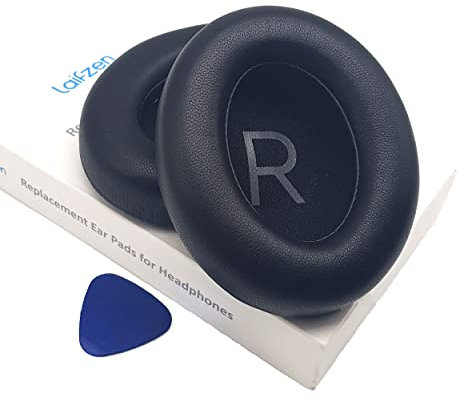 Lambskin NC 700 Earpads Real Leather Ear Pads Cushions Sheepskin Replacement Cups for Bose NC700 Noise Canceling Headphones (Black)