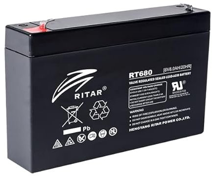 Ritar 6v-8ah rechargeable toy car,bait boat batery.