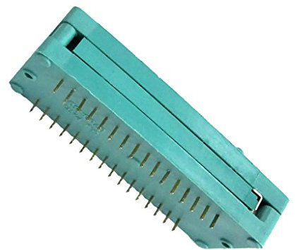 ＡＷＨＡＯ IC Test Socket Holder 2.54mm 32P IC Socket ZIF Socket Connector Green