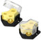 Tsudoku 12V Power Distribution Block Car Audio Splitter 2 Way 0/2/4 Gauge in 4/6/8 Gauge Out Ground Distribution Block Amp