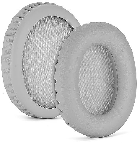 𝑯𝒚𝒑𝒆𝒓𝑿 𝑪𝒍𝒐𝒖𝒅 𝑺𝒕𝒊𝒏𝒈𝒆𝒓 2 Earpads, Replacement Ear Pads Cushion 𝑯𝒚𝒑𝒆𝒓𝑿 𝑪𝒍𝒐𝒖𝒅 𝑺𝒕𝒊𝒏𝒈𝒆𝒓 2, 𝑯𝒚𝒑𝒆𝒓𝑿 𝑪𝒍𝒐𝒖𝒅 𝑺𝒕𝒊𝒏𝒈𝒆𝒓 2 Softer Durable Leather (Grey)