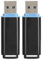 2 Stück VR-USB-Dongle-Empfänger, Kabelloser Empfänger für Valve Index Controller, Vive Tracker, VR Ink Pilot, N7R Tracker (Nicht für REVVL 4 Plus), mit (Black)