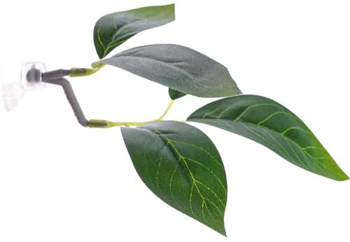 Feuille De Repos Betta, Feuille De Poisson Betta, Hamac De Feuille De Lit Betta Pour Poisson Betta, Feuilles De Simulation Avec Ventouse, Rotin Végétal Pour Ornements D'aquarium De Terrarium De Reptil