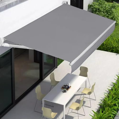 Bekasa Ersatz für Einziehbare Klemmmarkise 300g/㎡ 200 cm x 160 cm Wasserdicht UV-Beständig für Einziehbare Markisen mit Einer Länge von mehr als 2.14 m